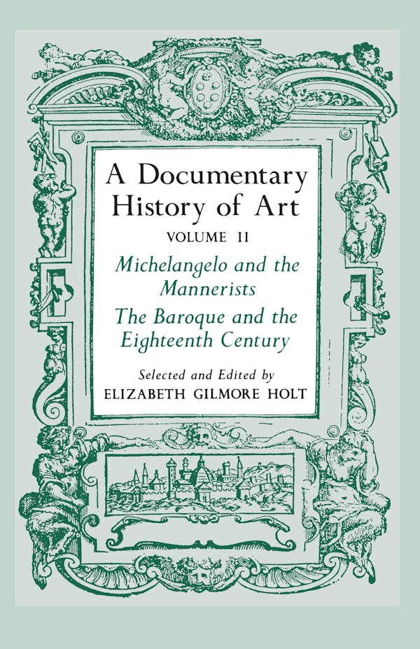 A Documentary History of Art, Volume 2 Princeton University Press