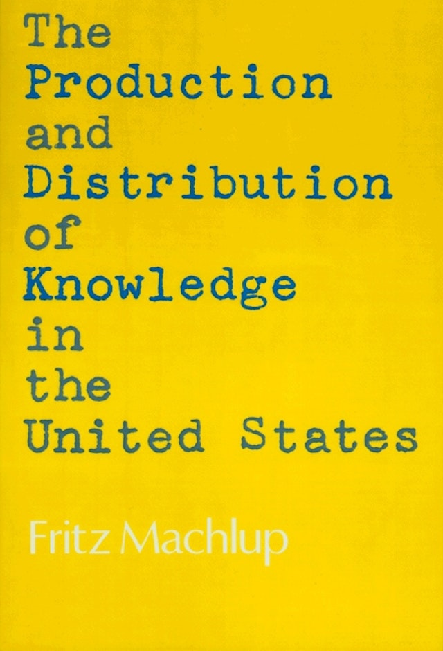 The Production and Distribution of Knowledge in the United States