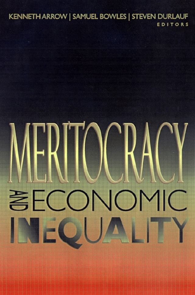 Meritocracy and Economic Inequality
