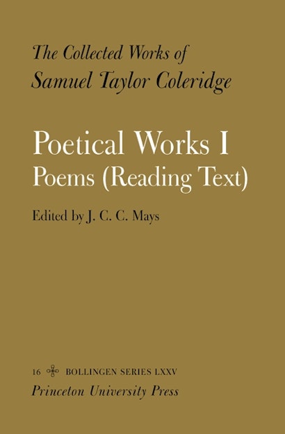 The Collected Works of Samuel Taylor Coleridge, Vol. 16, Part 1