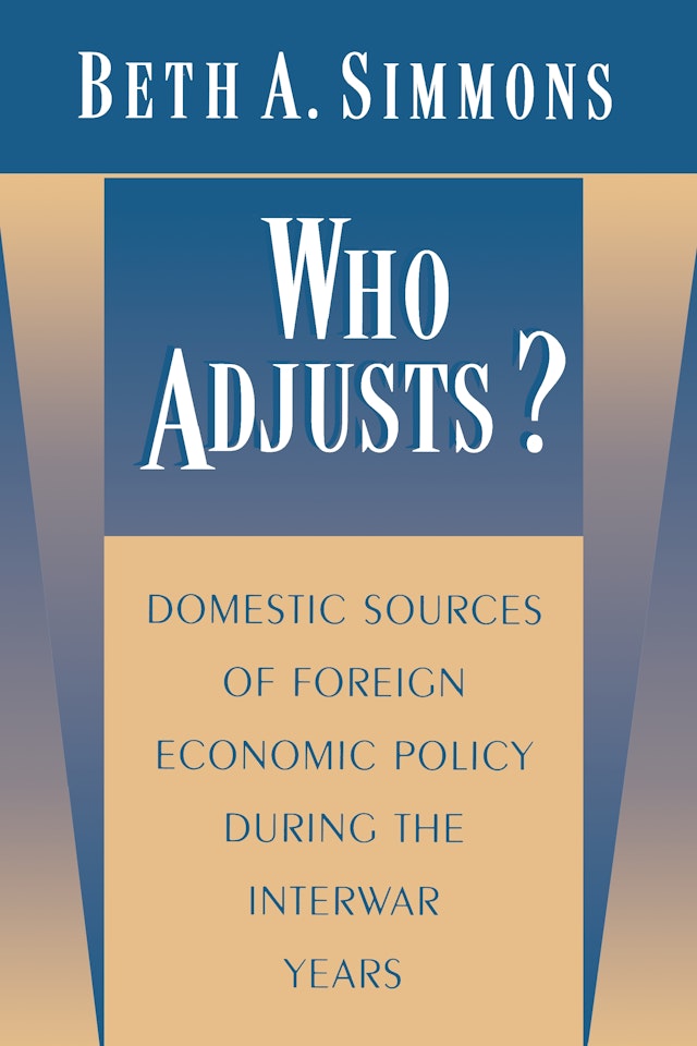 Who Adjusts?