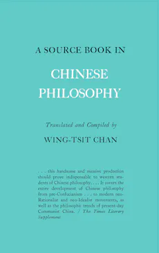 A Source Book in Chinese Philosophy