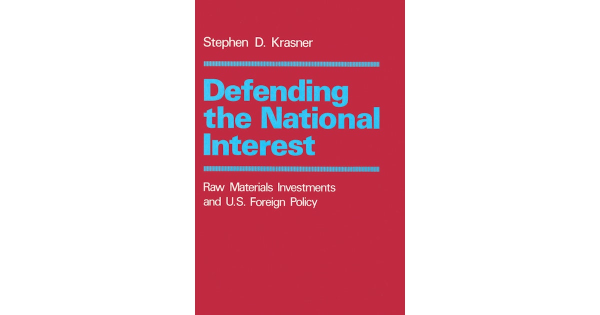 relationship between national interest and foreign policy
