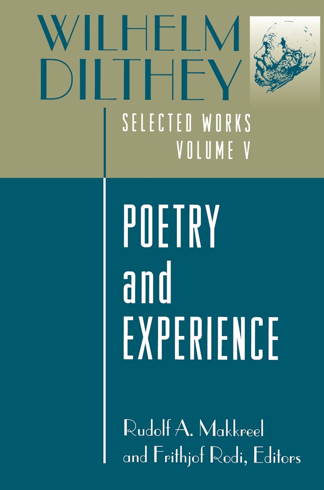 Wilhelm Dilthey: Selected Works, Volume V