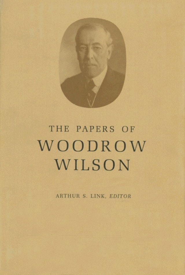 The Papers of Woodrow Wilson, Volume 1
