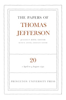 The Papers of Thomas Jefferson, Volume 20