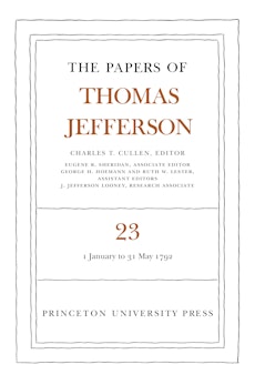 The Papers of Thomas Jefferson, Volume 23