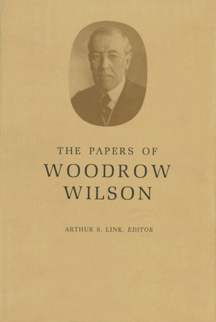 The　of　Wilson,　Princeton　University　Papers　58　Volume　Woodrow　Press