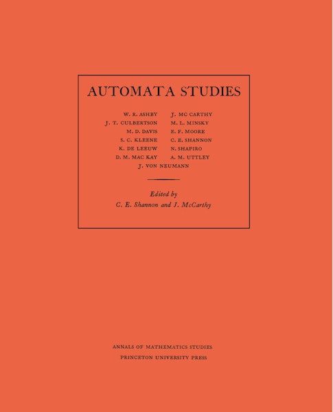 Automata Studies Am 34 Volume 34 Princeton University Press