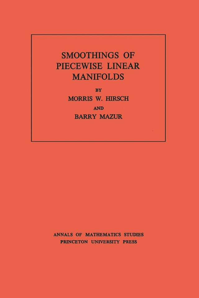 Smoothings of Piecewise Linear Manifolds. (AM-80), Volume 80