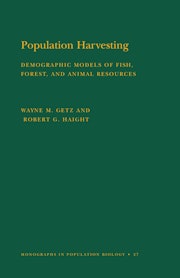 Population Harvesting (MPB-27), Volume 27