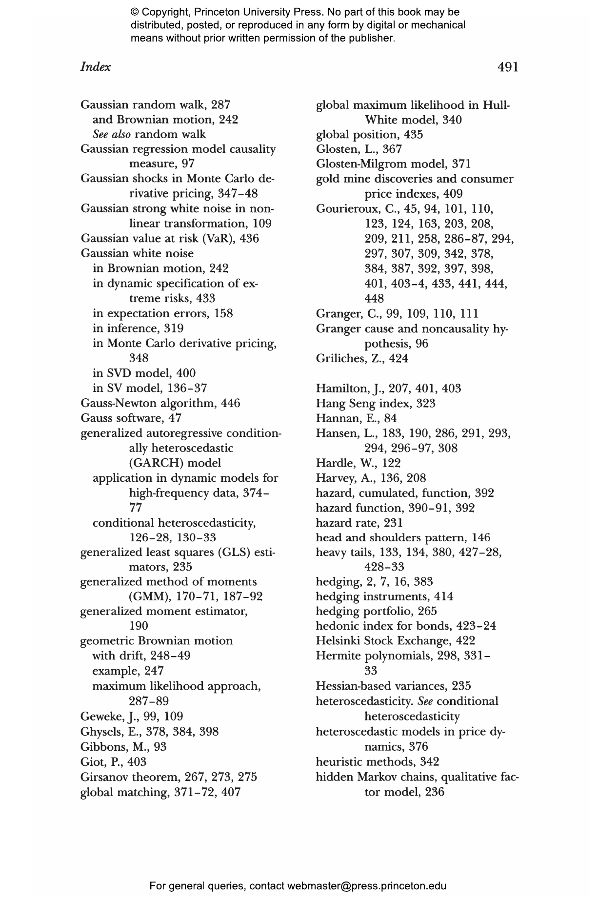 Financial Econometrics