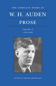 The Complete Works of W. H. Auden: Prose, Volume II