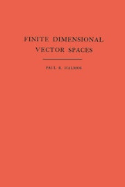 Finite Dimensional Vector Spaces. (AM-7), Volume 7