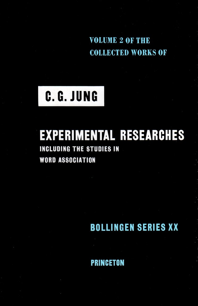 Collected Works of C. G. Jung, Volume 2