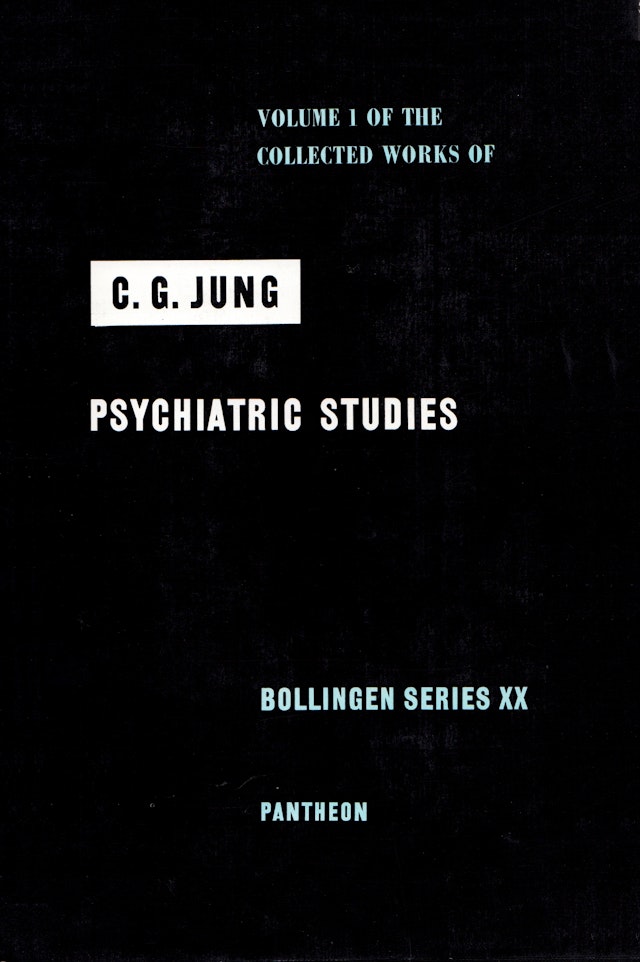 Collected Works of C.G. Jung, Volume 1