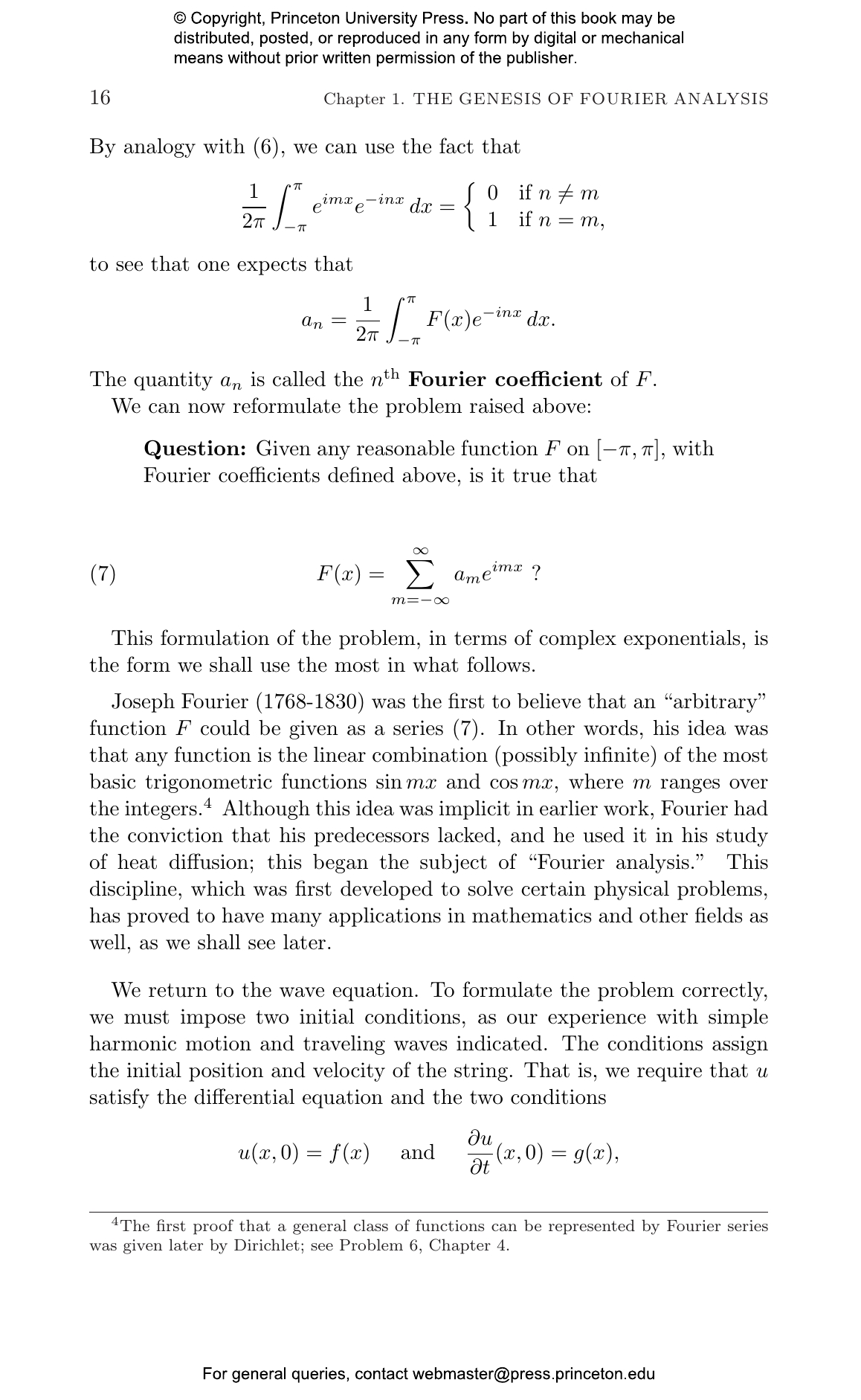 Fourier Analysis | Princeton University Press