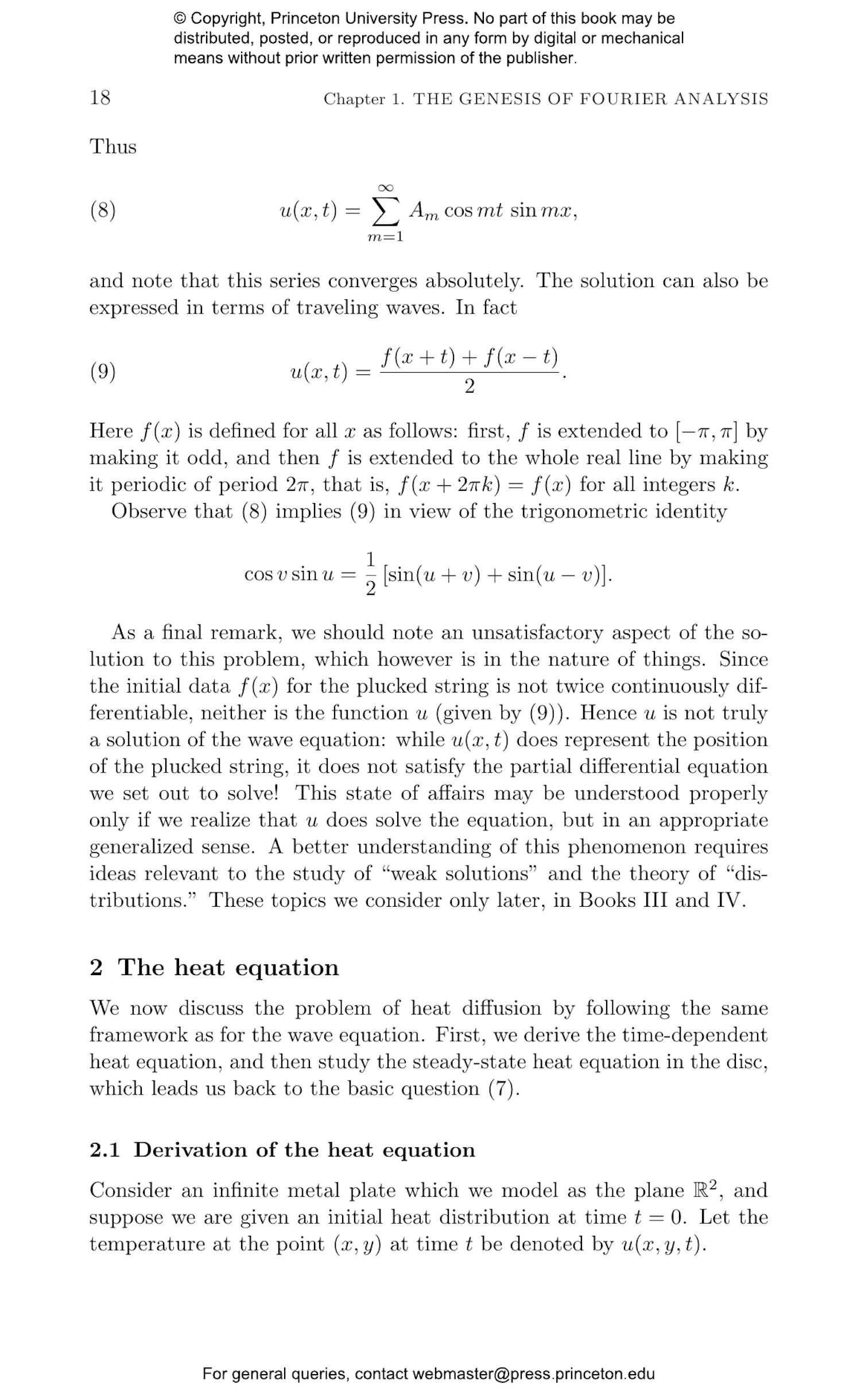 Fourier Analysis Princeton University Press Fourier Analysis Princeton University Press