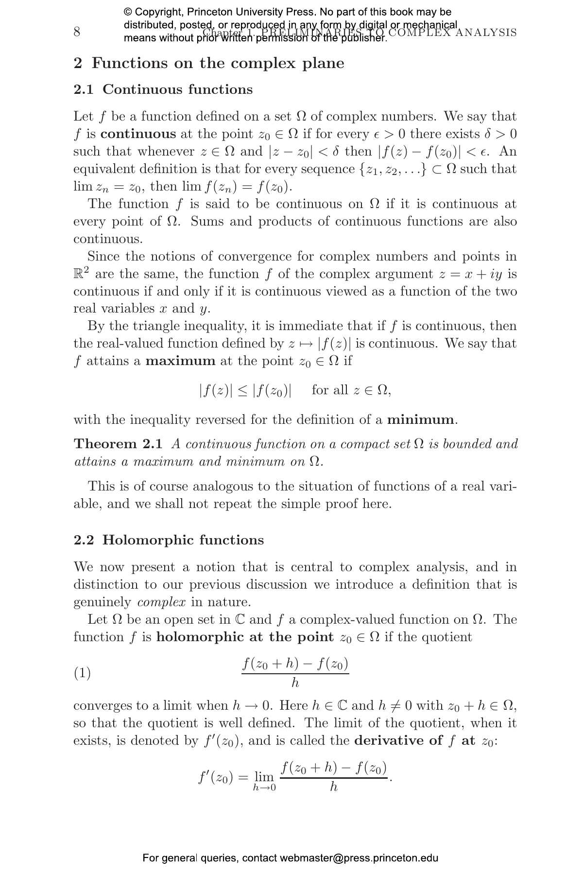 Complex Analysis | Princeton University Press