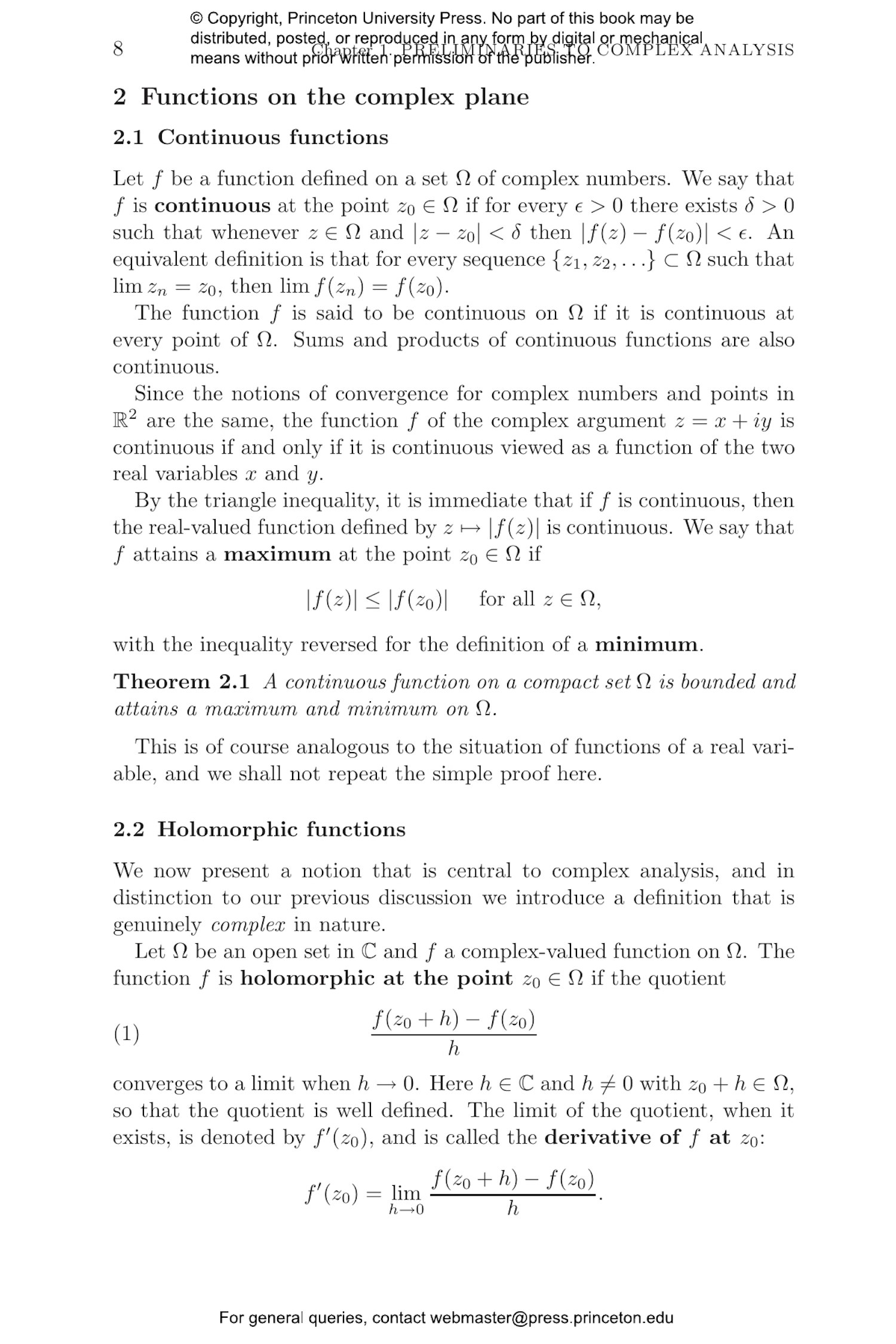 research on complex analysis