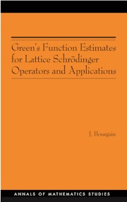 Green's Function Estimates for Lattice Schrödinger Operators and Applications. (AM-158)
