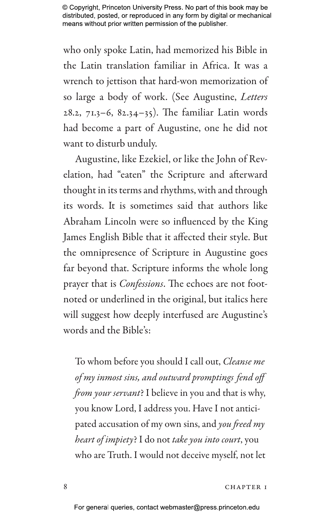 Augustine's Confessions | Princeton University Press