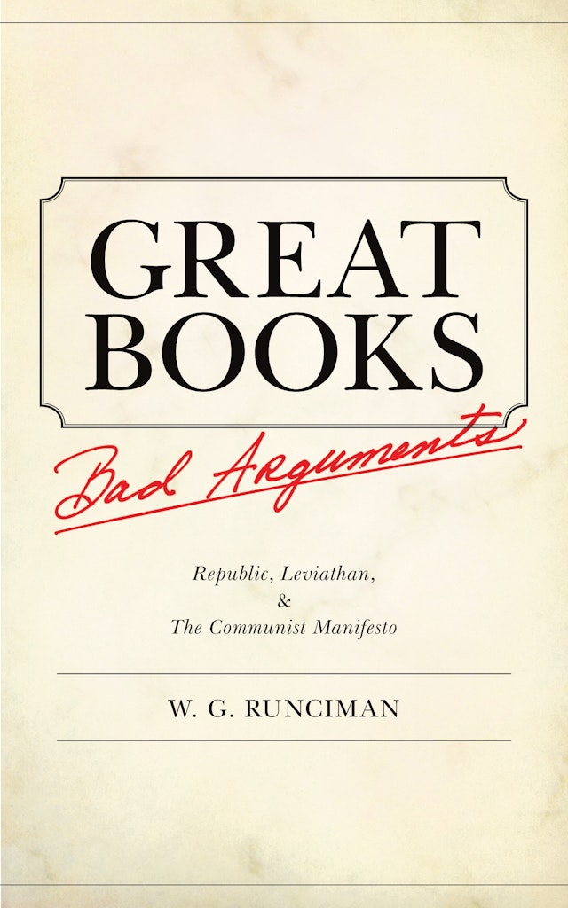 Great Books, Bad Arguments