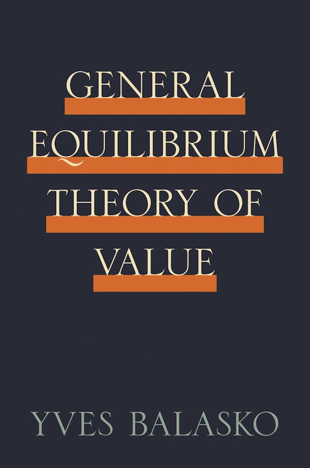 General Equilibrium Theory of Value