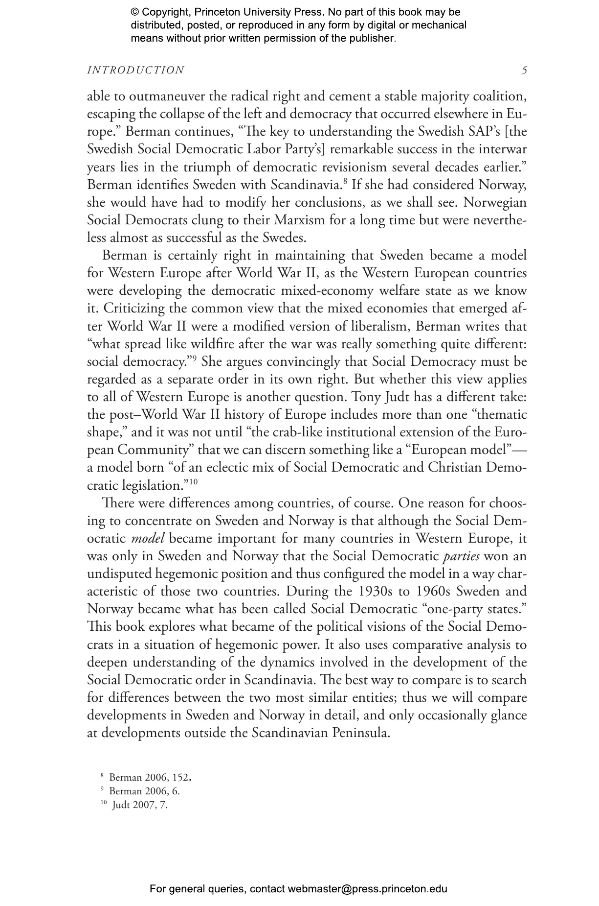 The Age of Social Democracy | Princeton University Press