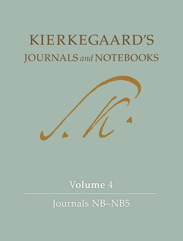 Kierkegaard S Journals And Notebooks Volume 4 Princeton