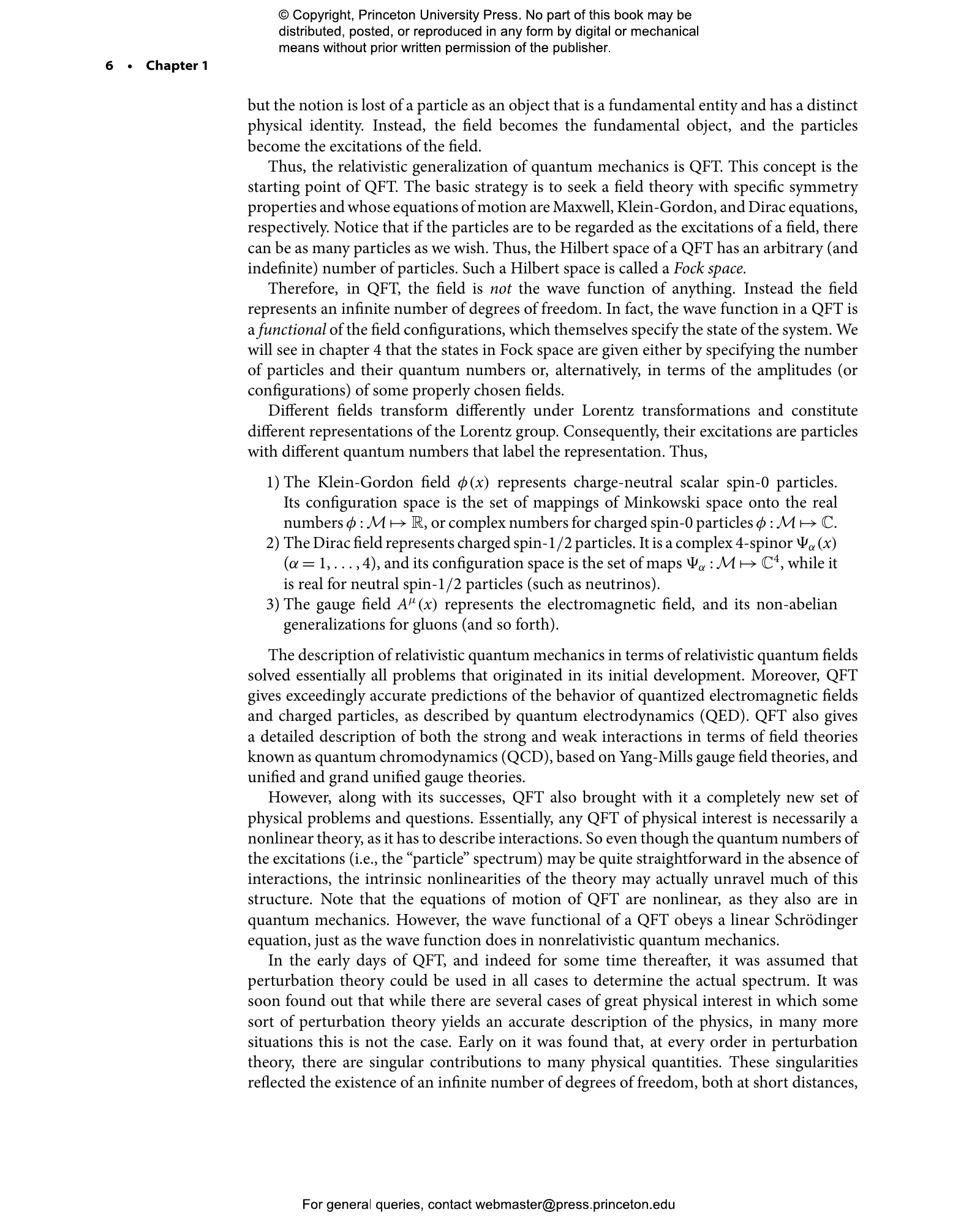 Quantum Field Theory | Princeton University Press