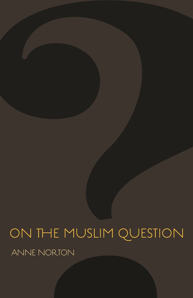 On The Muslim Question Princeton University Press