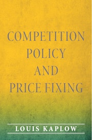 Competition Policy and Price Fixing