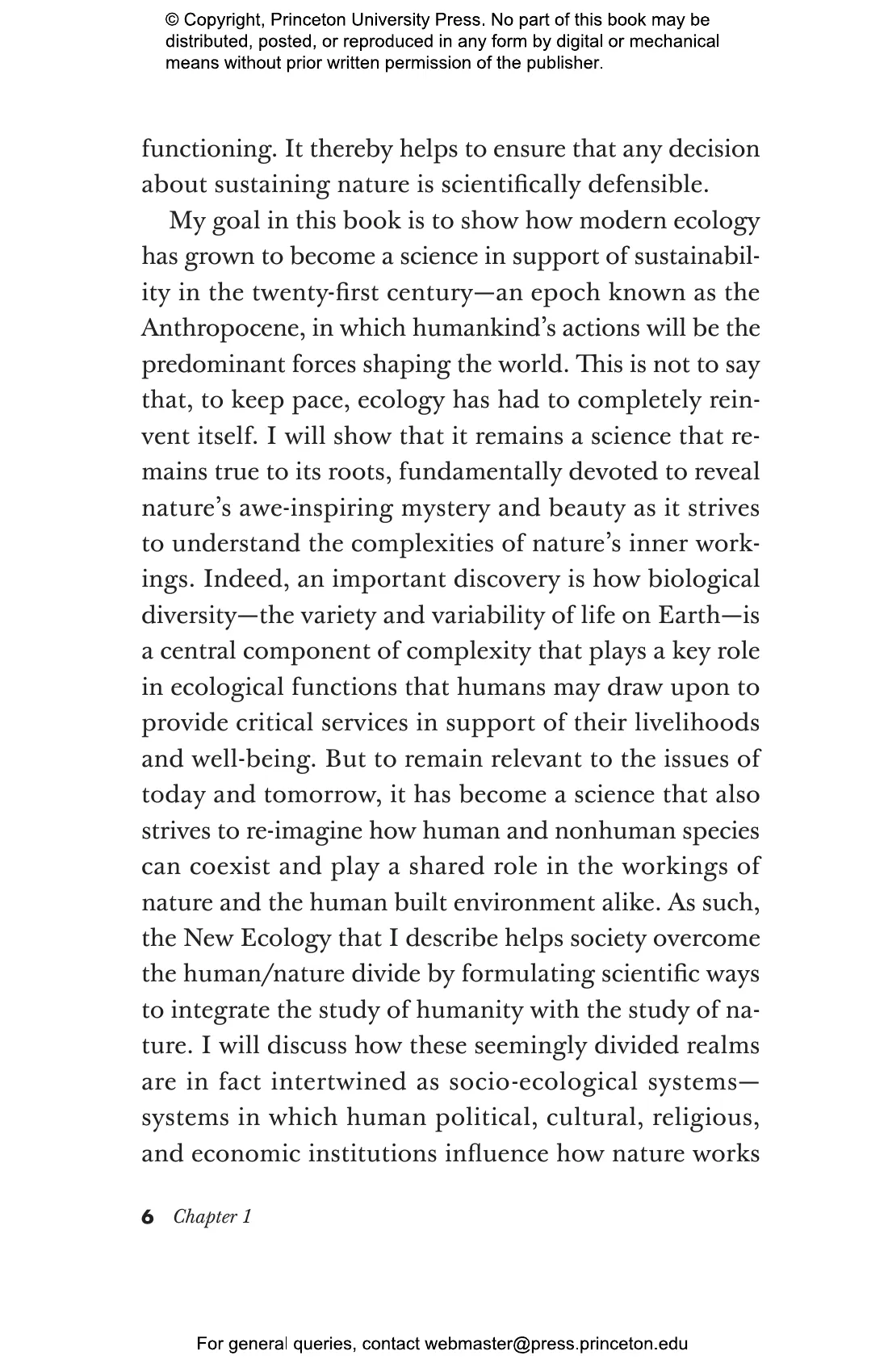The New Ecology | Princeton University Press