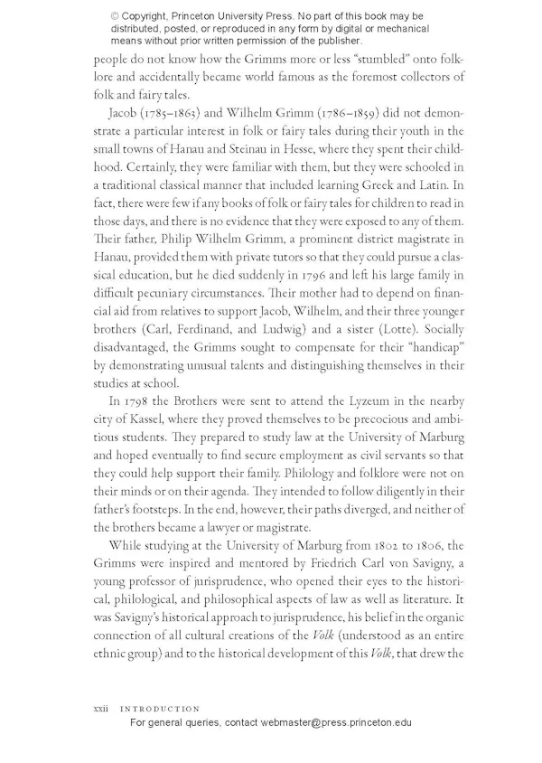 The Original Folk and Fairy Tales of the Brothers Grimm | Princeton ...