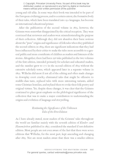 The Original Folk and Fairy Tales of the Brothers Grimm | Princeton ...