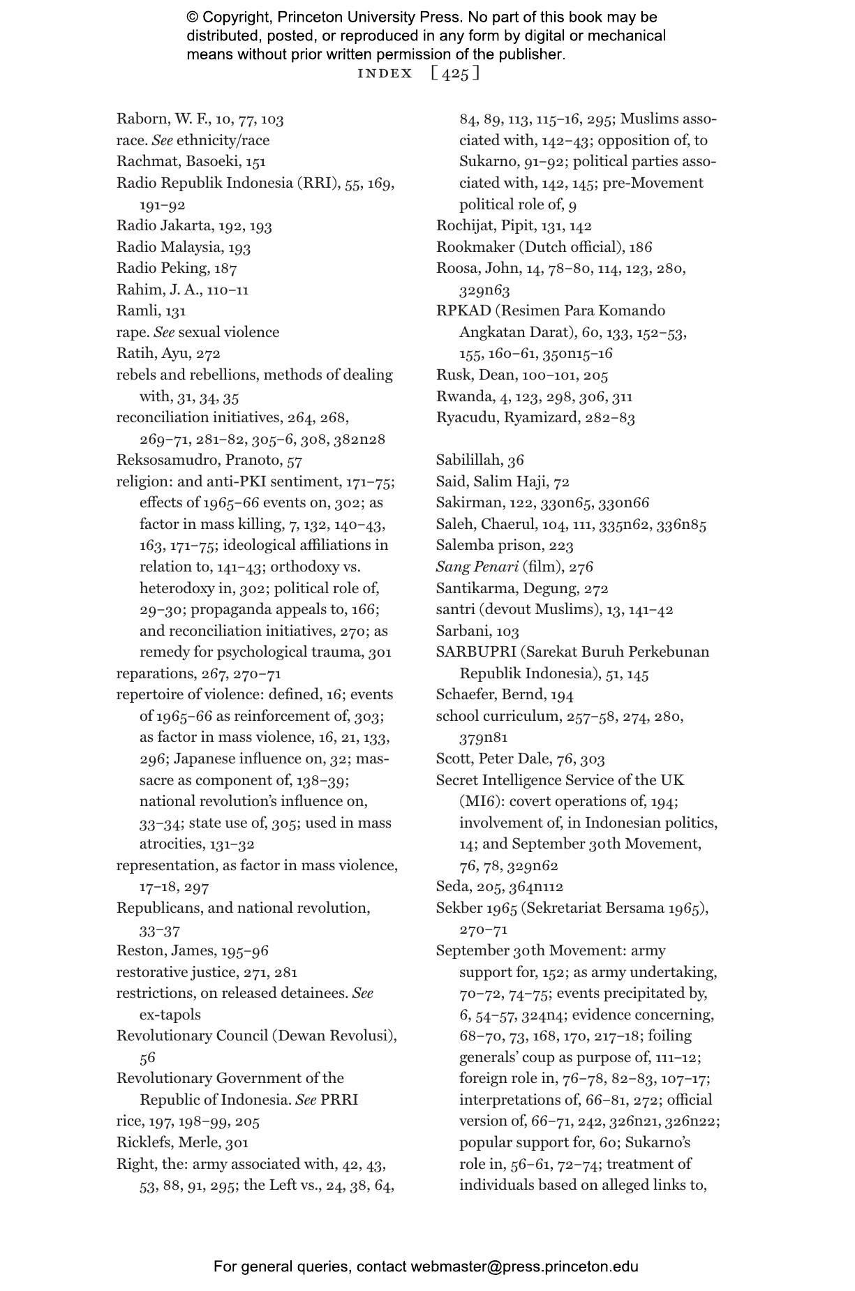 The Killing Season Princeton