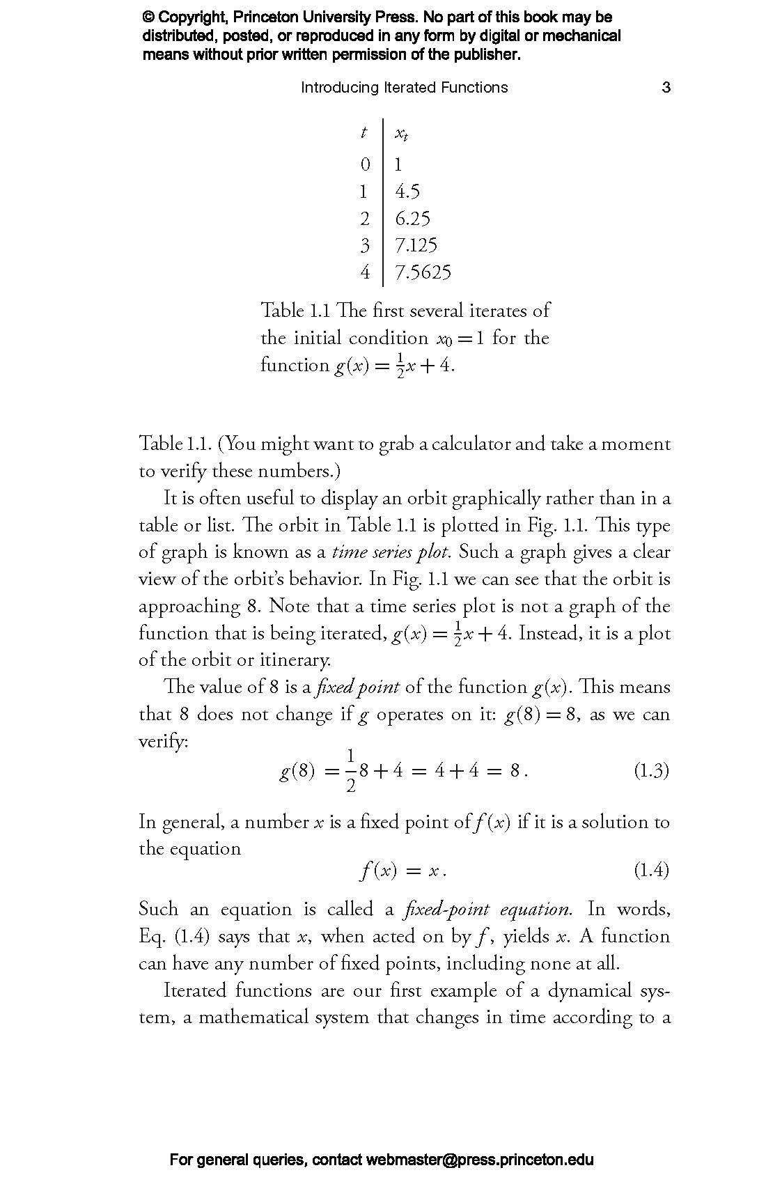 Chaos and Dynamical Systems