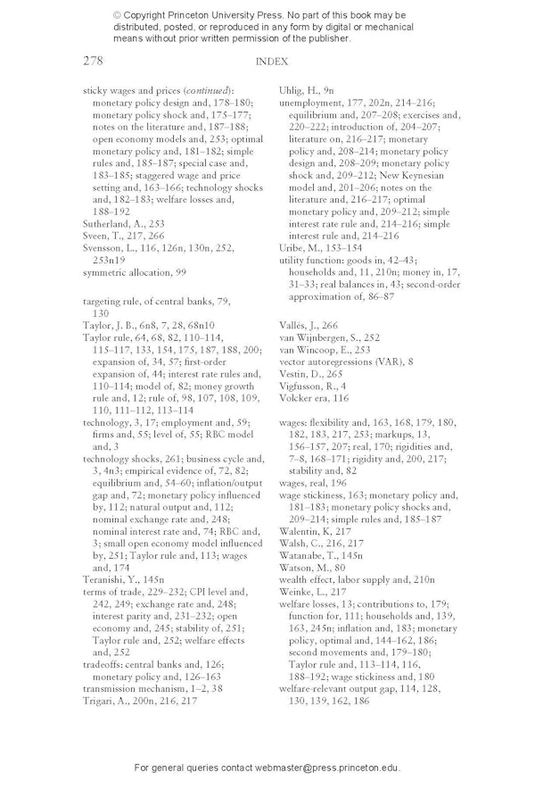 Monetary Policy, Inflation, and the Business Cycle | Princeton