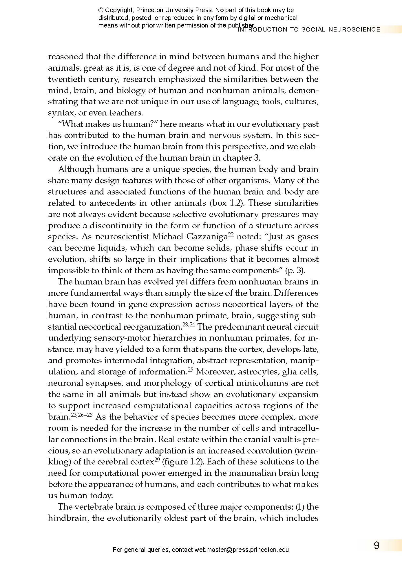 Introduction to Social Neuroscience | Princeton University Press