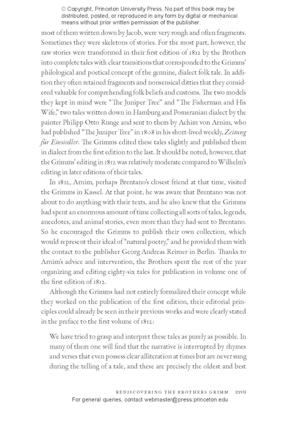 The Original Folk and Fairy Tales of the Brothers Grimm | Princeton ...