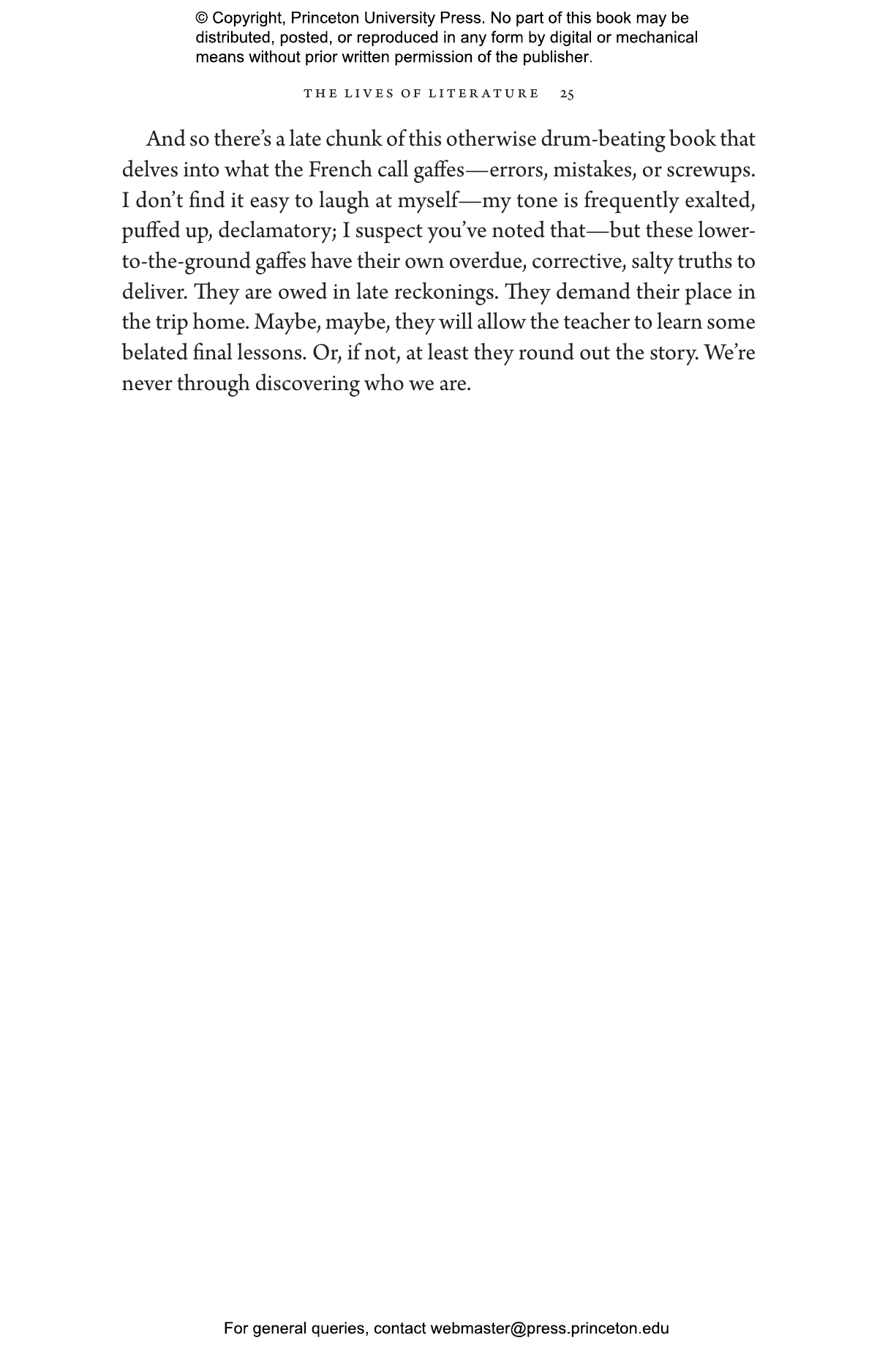 The Lives of Literature | Princeton University Press