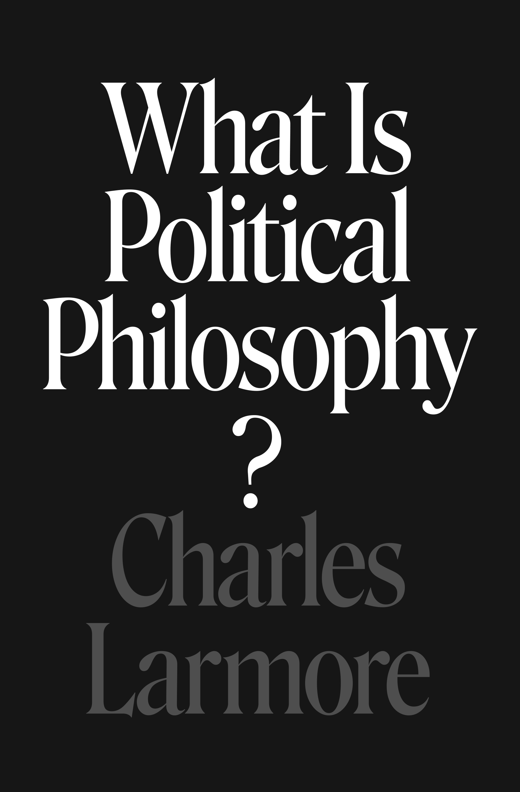 What Is Political Philosophy Princeton University Press