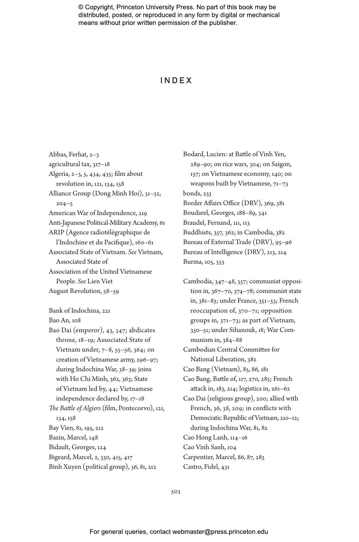 The Road to Dien Bien Phu | Princeton University Press