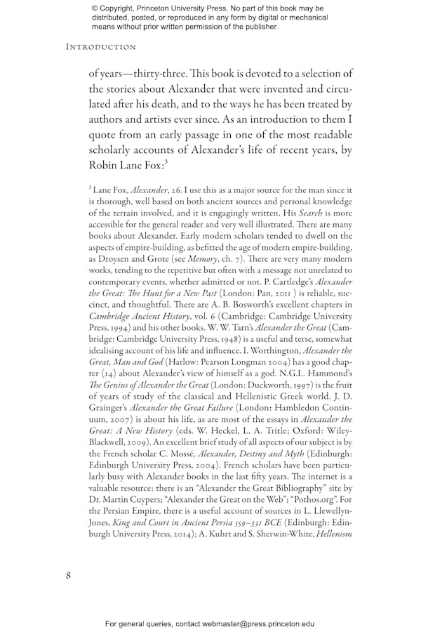Alexander the Great Princeton University Press