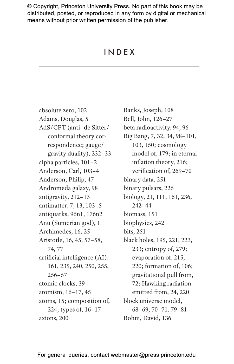 The World According To Physics | Princeton University Press