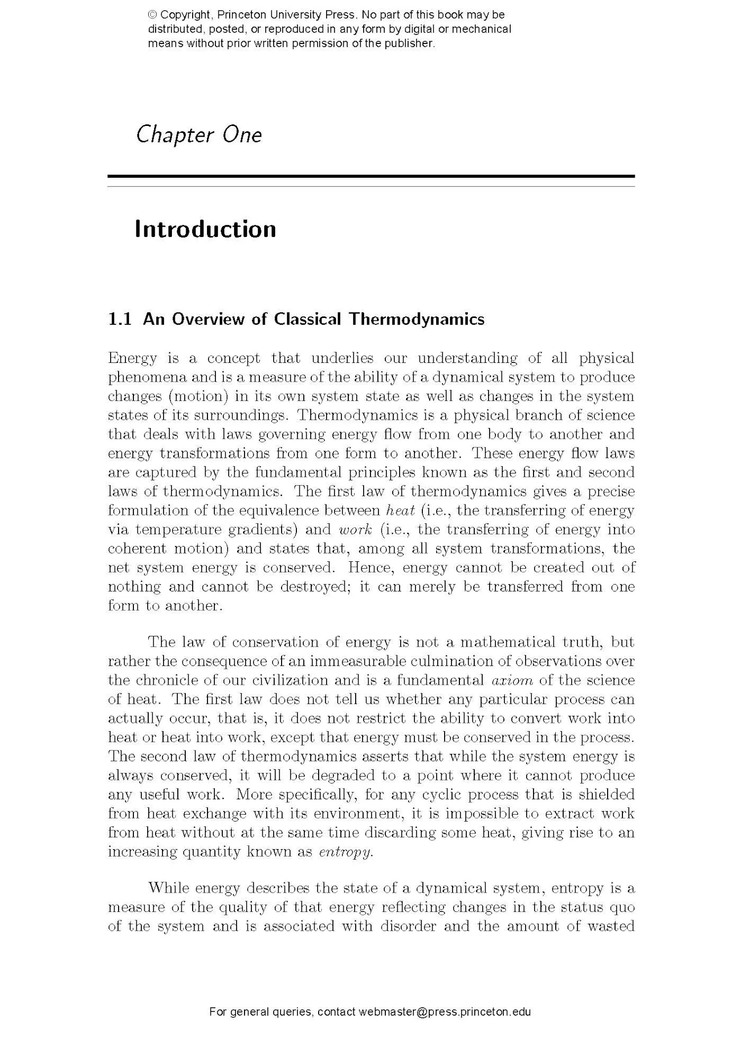 A Dynamical Systems Theory of Thermodynamics | Princeton University Press
