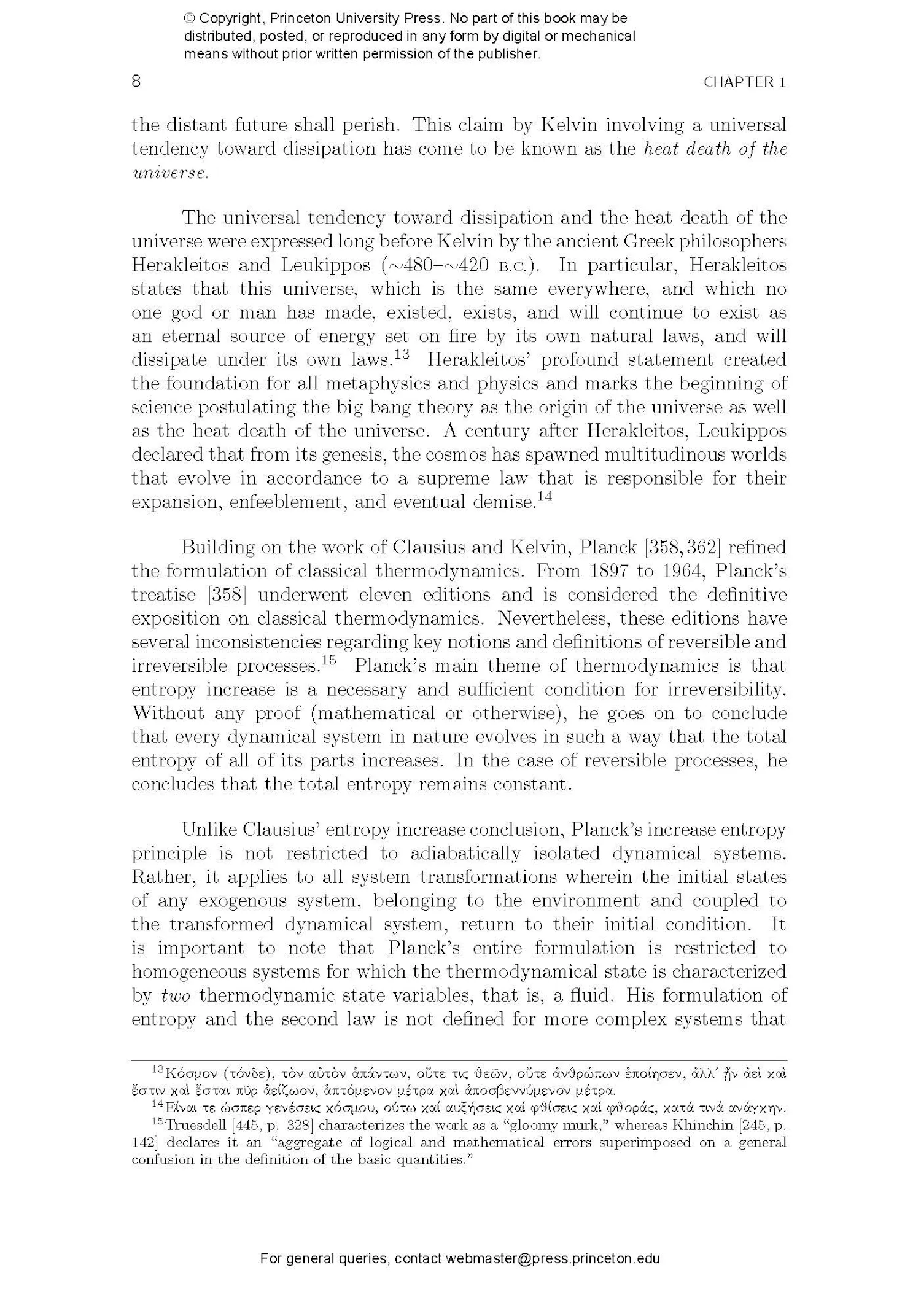 A Dynamical Systems Theory of Thermodynamics | Princeton University Press