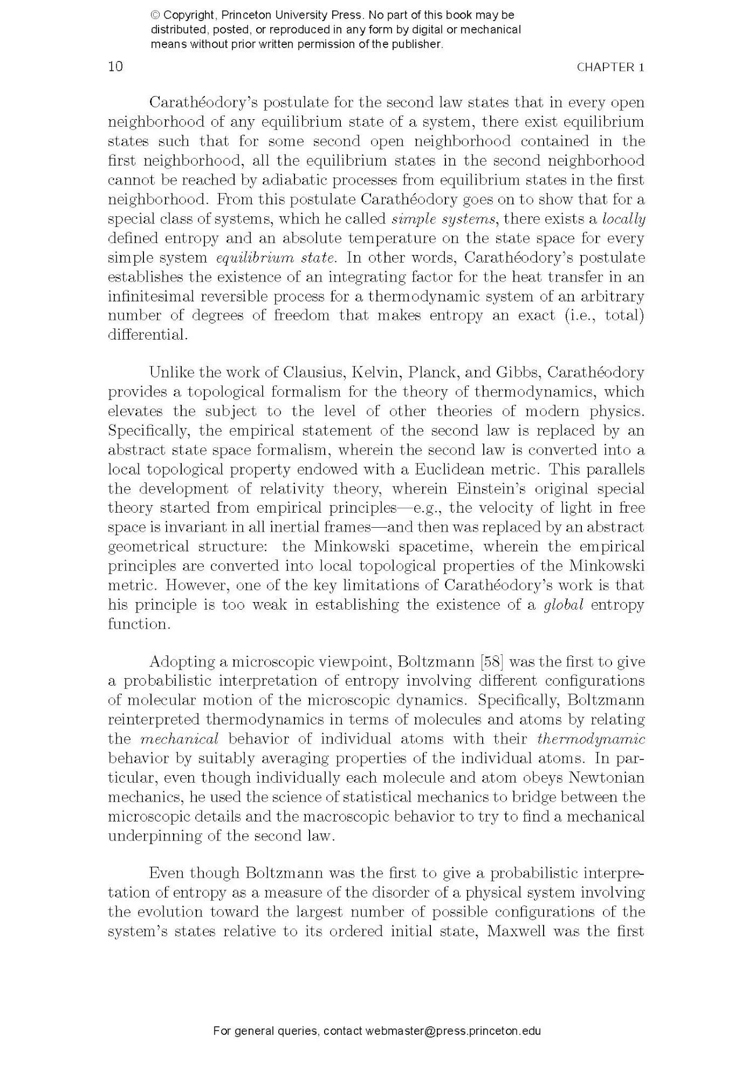 A Dynamical Systems Theory of Thermodynamics | Princeton University Press