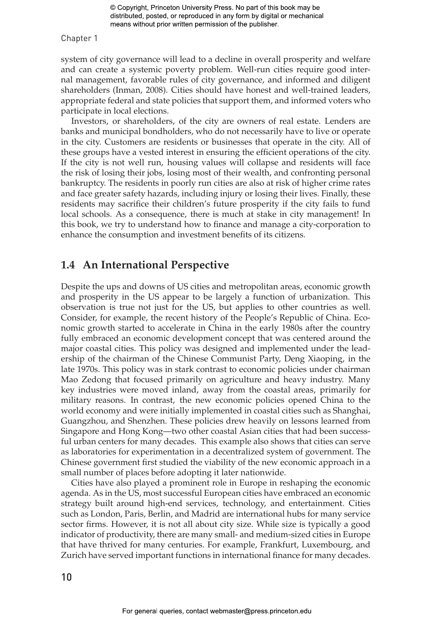 Urban Economics and Fiscal Policy | Princeton University Press